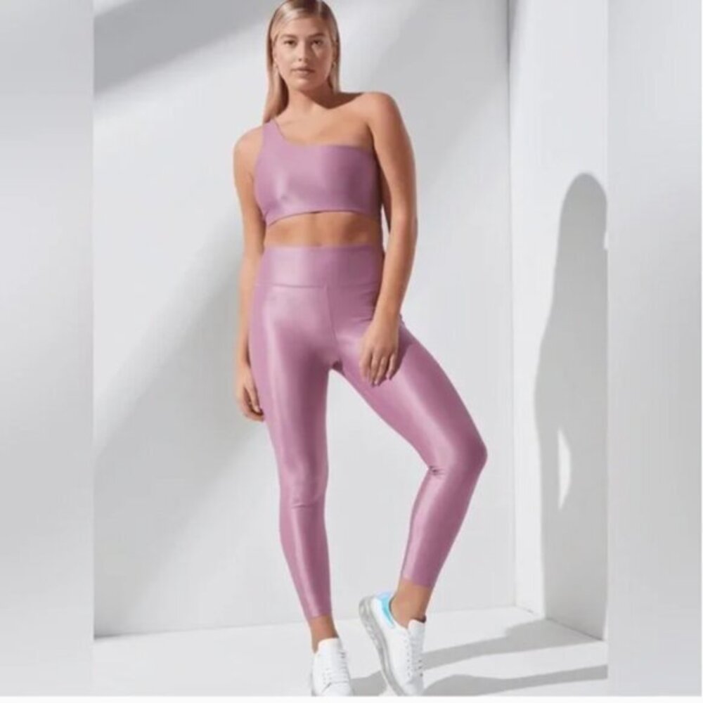 Noli Purple Shine Leggings Size Extra Small